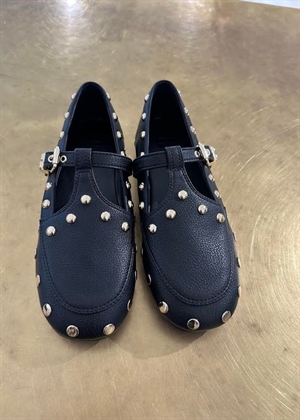 Mary jenny studs small chain shoe Sort D1020060 Ganni 